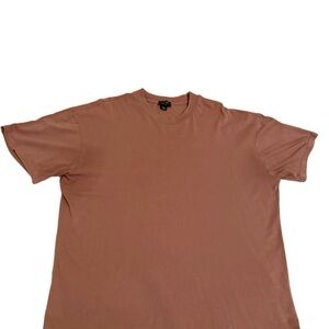 BoohooMAN Oversized Brown T-Shirt Minimalist Streetwear Tee Men’s L